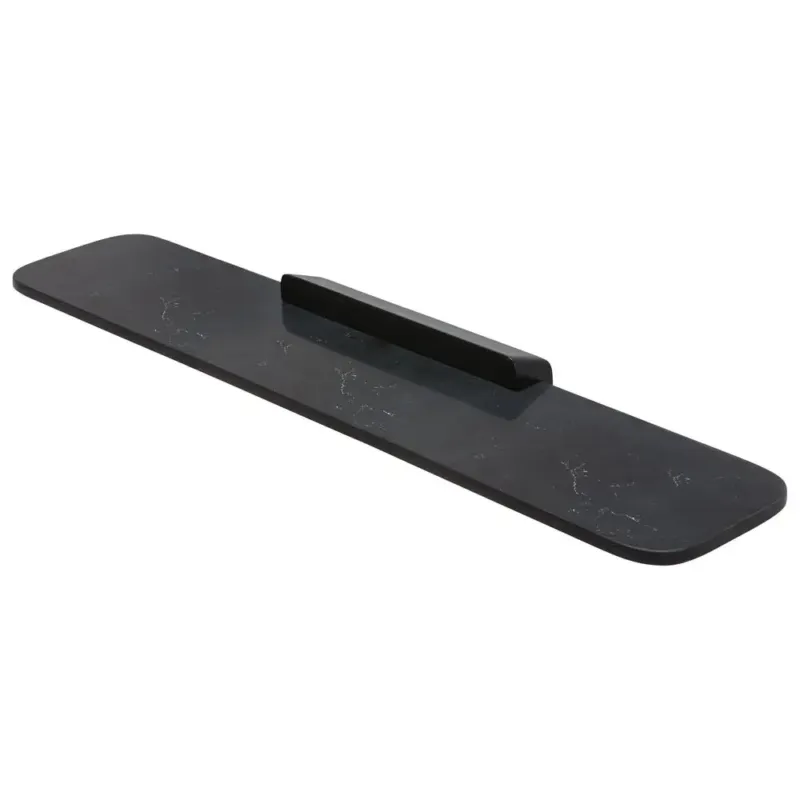 Voordeelprijs Geesa Shift planchet 60cm zwart met matzwarte marmerlook