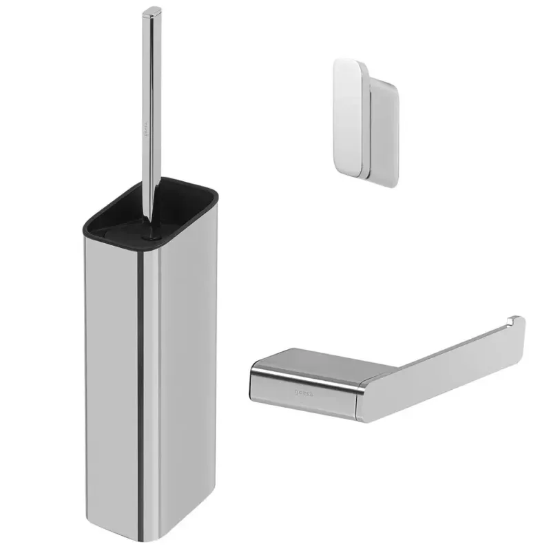 Favoriet Geesa Shift toiletaccessoireset chroom