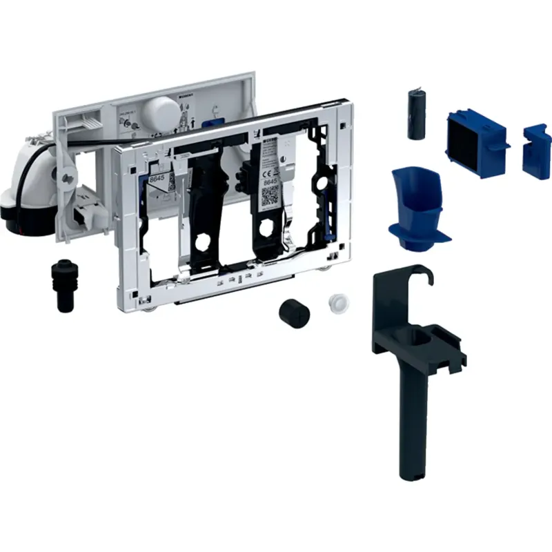 Laatste Kans Geberit DuoFresh module met handmatige activering en houder voor Geberit DuoFresh stick, voor Sigma inbouwreservoir 12 cm grijs
