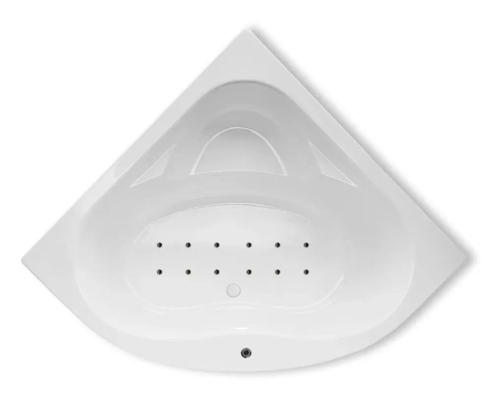 Gecertificeerd Lambini Designs Palermo Bubbelbad 145x145cm 12 zwarte aerojets elektrisch