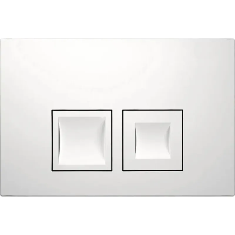 Alleen Vandaag Geberit Delta 25 Square bedieningsplaat glans wit