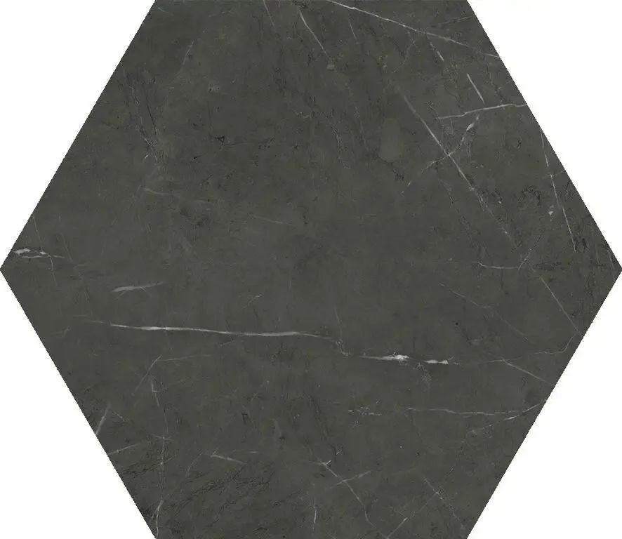 Tegelsample Jabo Hexagon Marquina vloertegel mat 15x17cm Korting