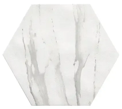 Tegelsample Jabo Hexagon Roma vloertegel statuario 21.6x25 Gecertificeerd