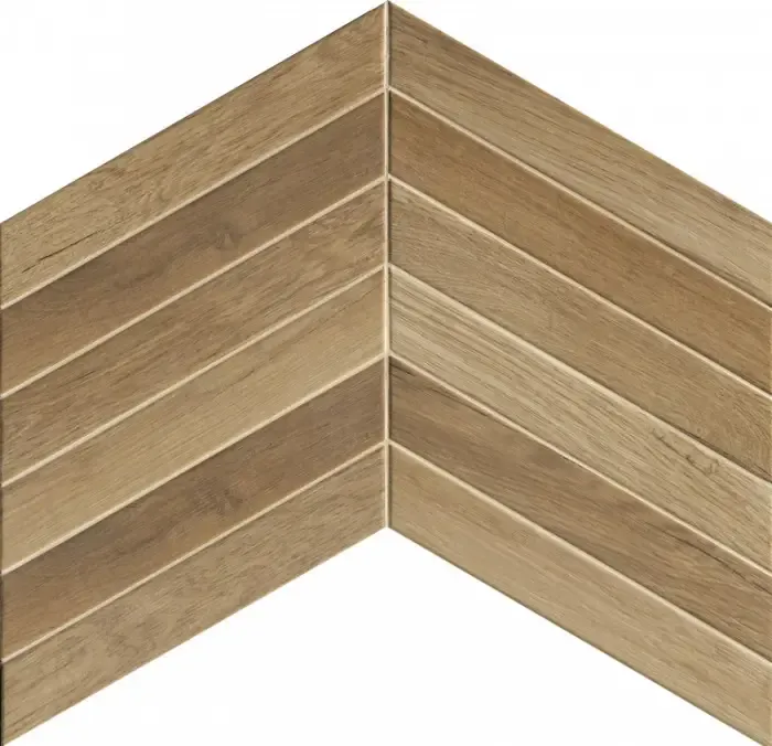 Tegelsample Jabo Fapnest keramisch parket oak chevron 7.5x45 Voordeelprijs