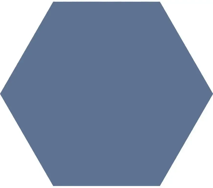 Tegelsample Jabo Hexagon Timeless vloertegel marine 15x17 Seizoensaanbieding
