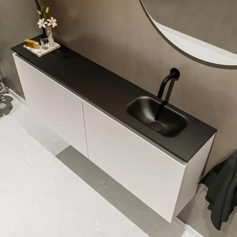Mondiaz Ture 120cm toiletmeubel linen met wastafel urban rechts geen kraangat Koop Online