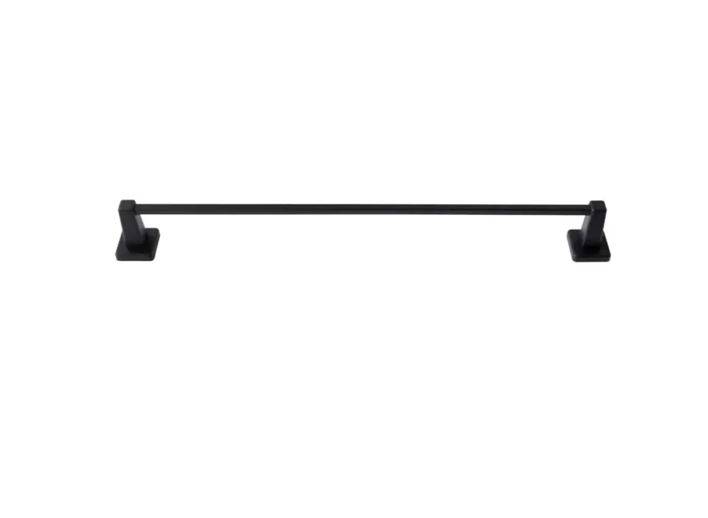 Seizoensaanbieding Sanicare handdoekhouder magnetisch 60cm vierkant zwart