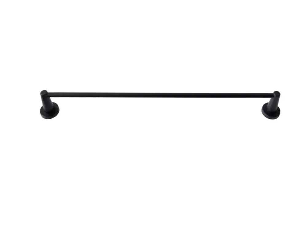 Sanicare handdoekhouder magnetisch 60cm rond zwart Tijdelijk Beschikbaar