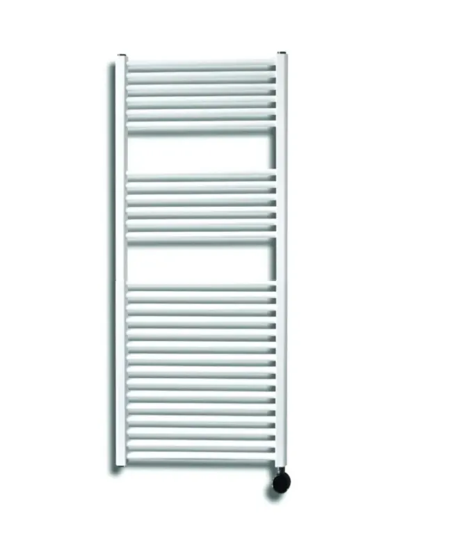 Beperkt Aanbod Sanicare elektrische design radiator 45x112cm wit met thermostaat links zwart