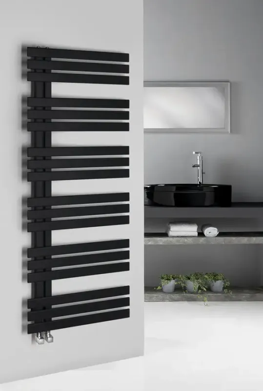 Sapho Silvana radiator mat zwart 60x150cm 771W Finale Uitverkoop