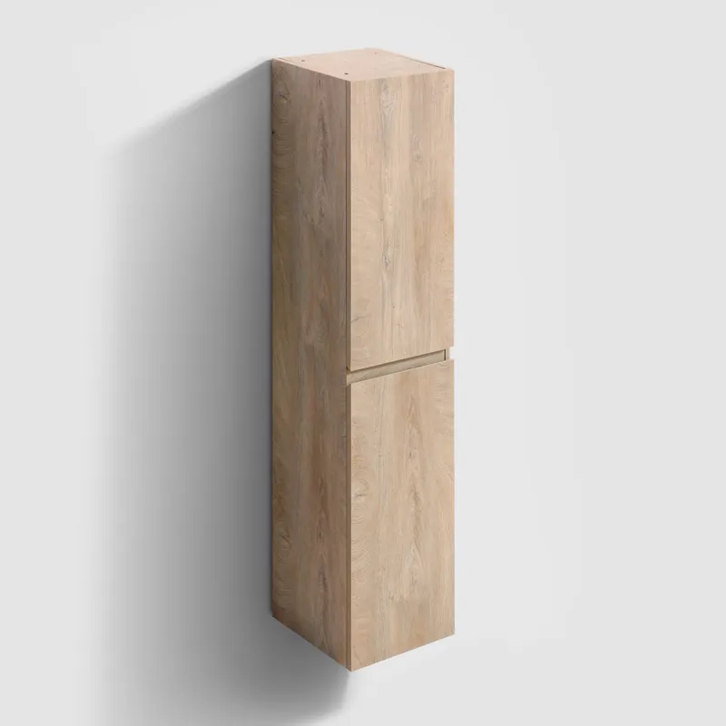 Snelle Levering Hoge Kolomkast Clou InBe 180x35x35 Cm Grieks Eiken