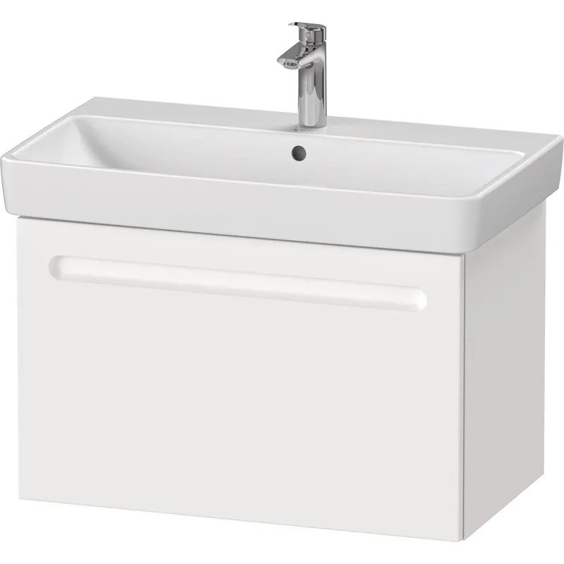 Wastafelkast Duravit No.1 Met 1 Lade 74.x42.6x47.8cm Met Geïntegreerde Greep Mat Wit Koop Online