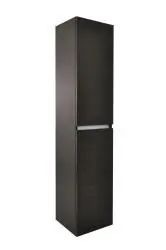 Luna kolomkast 2 deuren 160x35x35 houtnerf grijs Merkproduct