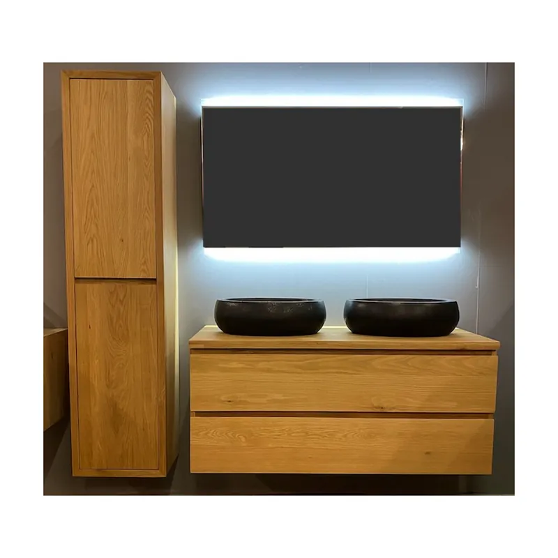Alleen Vandaag Badkamermeubel Casajoy Toronto 120x50x53cm Naturel Eiken