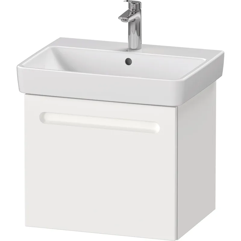 Wastafelkast Duravit No.1 Met 1 Lade 49x42.6x47.8cm Met Geïntegreerde greep Mat Wit Favoriet