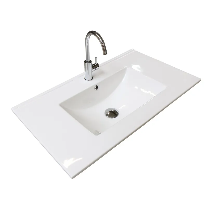 Gratis Retour Badmeubelset Aquasplash Salt 100x39cm Greeploos 2 Lades Met Wastafel 1 Kraangat Scotch Oak