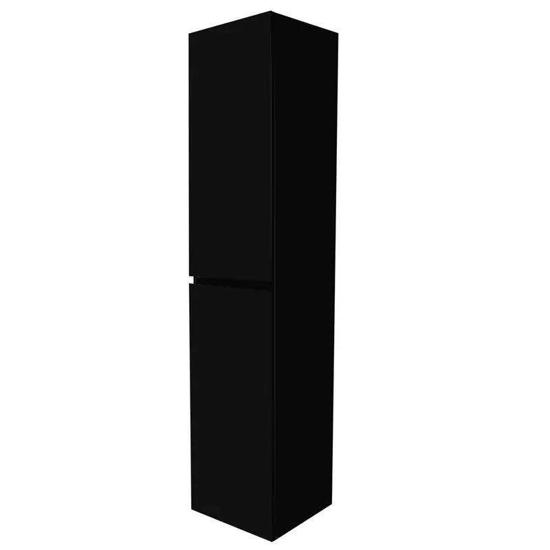 Nu Kopen Kolomkast Gliss Design Paris 2 Deuren 160x35x35 cm Mat Zwart